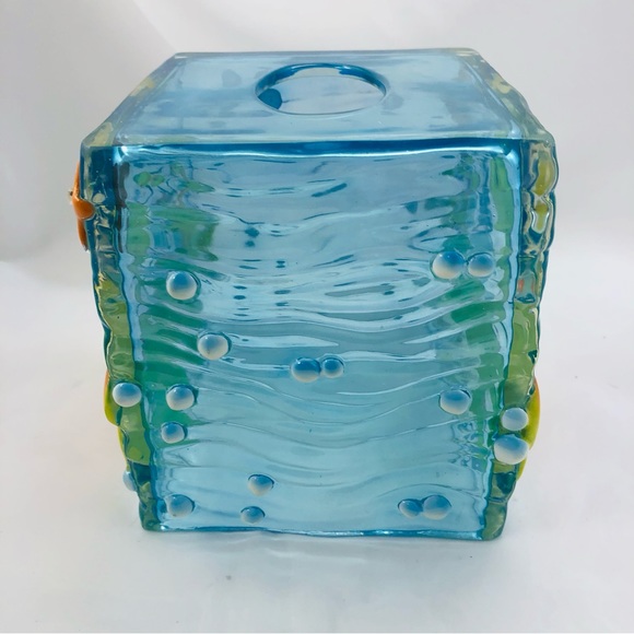 Adorable Acrylic Seaside Tissue Decanter - Picture 3 of 5